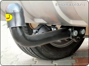 towbar mercedes w169 mit 7 poligem universellen elektrosatz with 7 pin