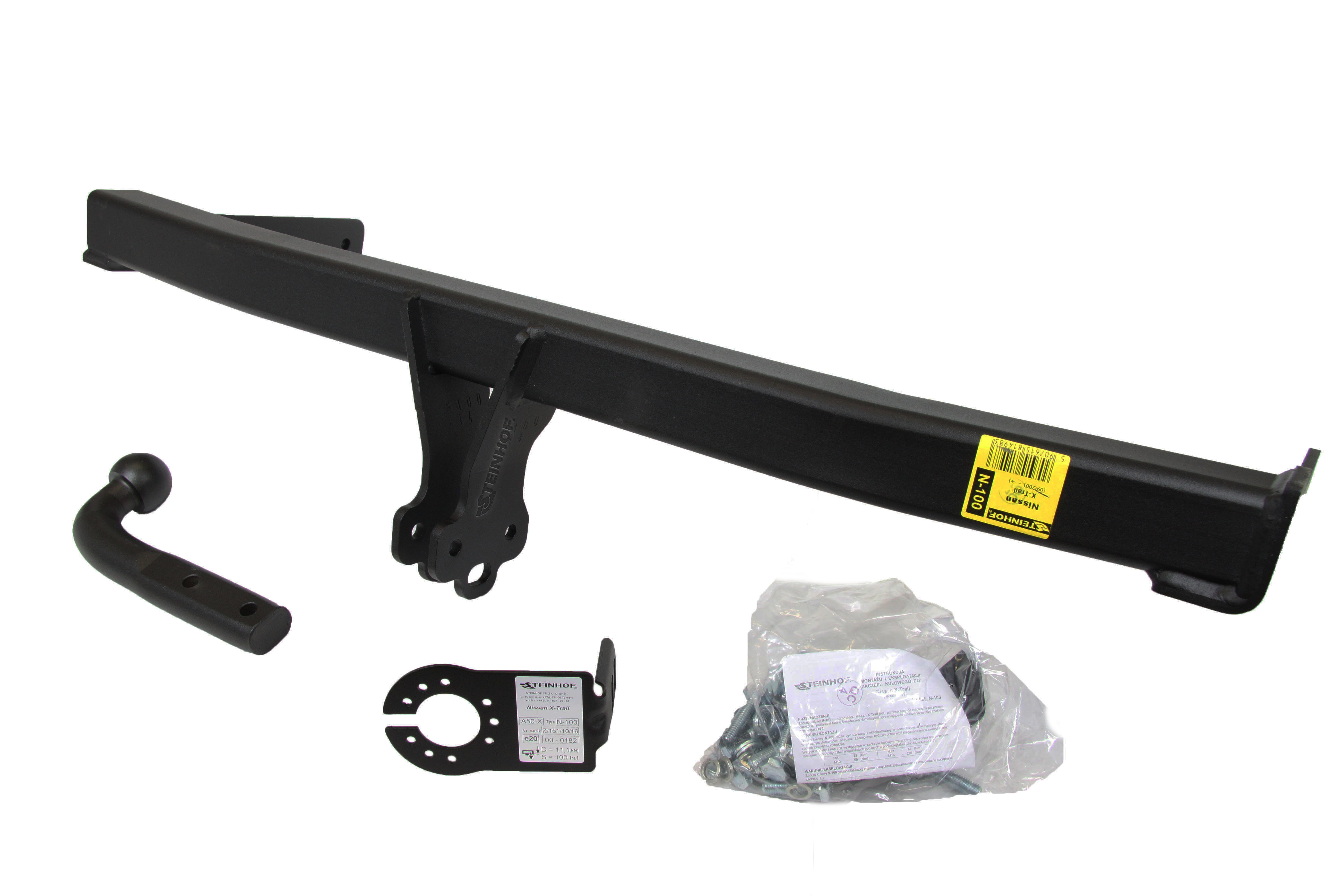 Fixed Swan Neck Towbar for Nissan XTrail T30 09.200106