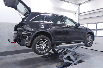 Mercedes-Benz GLC X253 2015-2019 - montaż haka holowniczego i wiązki elektrycznej - Kobylnica woj. Pomorskie