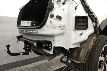 Kia Sportage QL SUV 09.2018-10.2021 - montaż haka holowniczego i wiązki elektrycznej