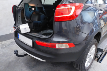 Kia Sportage SL 2010-2015 - montaż haka holowniczego i wiązki elektrycznej