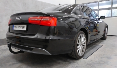 Audi A6 (C7) Sedan 2011-2017 - montaż haka holowniczego i wiązki elektrycznej